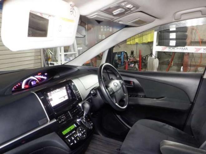 エスティマ2.4 アエラス 4WD　ナビ・TV・B/T・Bカメラ・両側パワスラ　ETC　クルコン　エンスタ　フリップダウンモニター　ワイパーデアイサー　HID　フォグランプ 2400