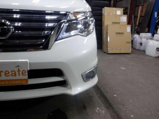 セレナ2.0 ハイウェイスター 4WD　本州仕入・ナビ・TV・Bカメラ・パワスラ・車検新規2年・リア修復済・後期型・エマブレ・リアモニター・ETC・クルコン・アイドリングストップ 2000