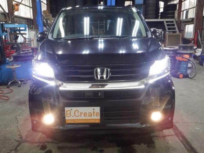 N-WGNカスタムG 4WD　ナビ　TV　B/T　アイドリングストップ　スマートキー　プッシュスタート　HID　ETC　DVD再生　ベンチシート　フォグランプ　ドアバイザー　純正AW　オートライト 660