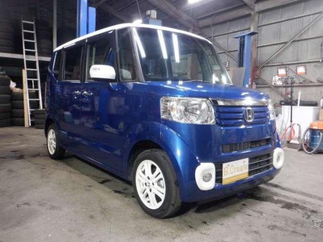 N-BOXG ターボLパッケージ 2トーンカラースタイル 4WD　ナビ・TV・Bカメラ・両側パワスラ・ETC 660