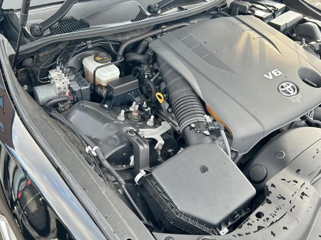 マークX2.5 250S Four 4WD　本州仕入　純正ナビ　軽減ブレーキ　社外ライト　スマートキー　シートヒーター　クルーズコントロール　バックカメラ　純正アルミ　MTモード付　フォグ　レーンキープアシスト　HID　盗難防止装置　パワーシート 2500 ５Dr