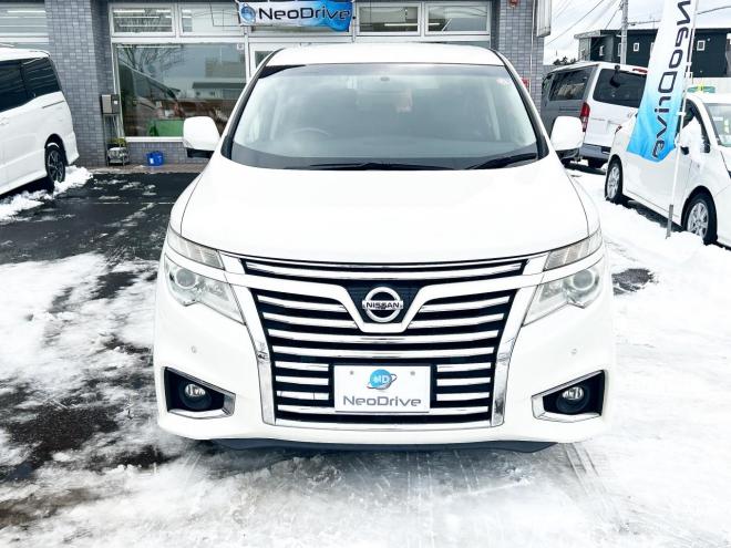 エルグランド250ハイウェイスターS 4WD　ローンが不安な方＜優遇ローン＞本州仕入 両側パワースライドドア　純正HDDナビ 4WD