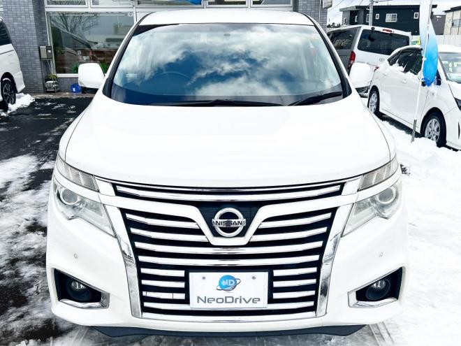 エルグランド250ハイウェイスターS 4WD　ローンが不安な方＜優遇ローン＞本州仕入 両側パワースライドドア　純正HDDナビ 4WD