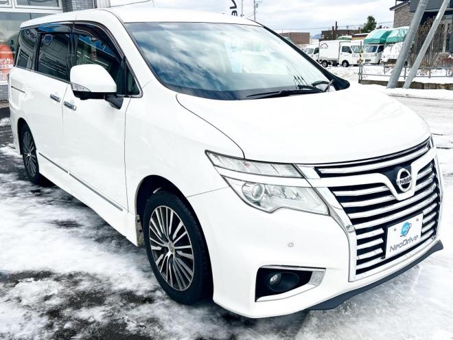 エルグランド250ハイウェイスターS 4WD　ローンが不安な方＜優遇ローン＞本州仕入 両側パワースライドドア　純正HDDナビ 4WD