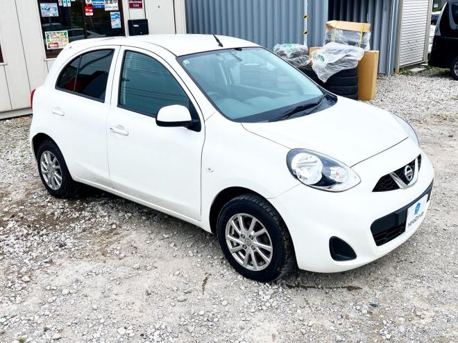 マーチ5ドア1.2X FOUR Vセレクション 4WD　ローンが不安な方＜優遇ローン＞　1年保証付 寒冷地仕様　純正ナビ