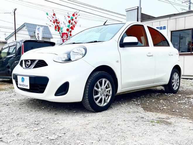 マーチ5ドア1.2X FOUR Vセレクション 4WD　ローンが不安な方＜優遇ローン＞　1年保証付 寒冷地仕様　純正ナビ