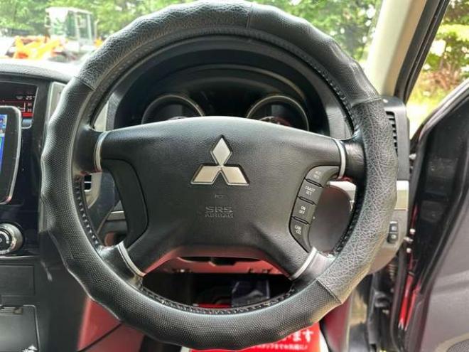 パジェロ3.2 ロング エクシード ディーゼルターボ 4WD　ワンオーナー　PS　PW　社外ナビ　社外アルミ　ABS　キーレス　バックカメラ　リフトアップ　シートヒーター　ルーテント 3200