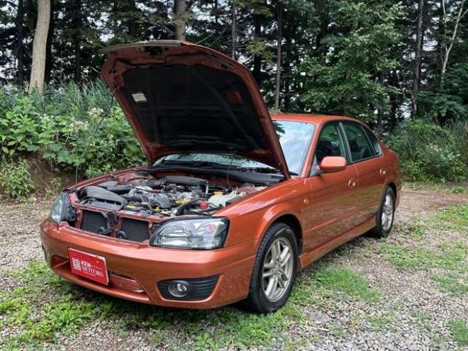 レガシィB4 2.0 RS タイプB 4WD　社外スターター　パワステ　パワーウィンドウ　純正エアロ　純正アルミ　ABS　キーレス　記録簿　電動シート　純正オーディオ 2000