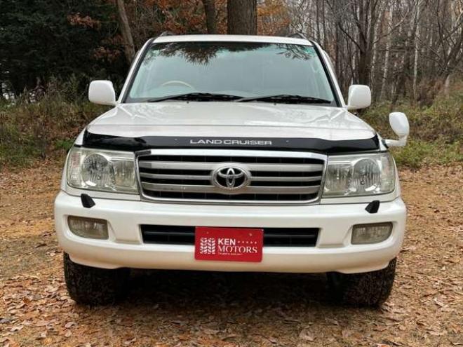 ランドクルーザー100 4.2 VXリミテッド Gセレクション ディーゼルターボ 4WD　ハイトコントロール　ヒッチメンバー　純正ナビ　バックカメラ　ベージュ革シート　シートヒーター　ETC　パワーウィンドウ　パワステ　サンルーフ　キーレスエントリー 4200