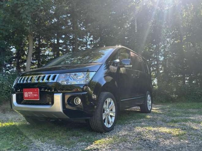 デリカD：5 2.2 D パワーパッケージ ディーゼルターボ 4WD　ワンオーナー/記録簿/社外ナビ/Bカメラ/ETC 2300