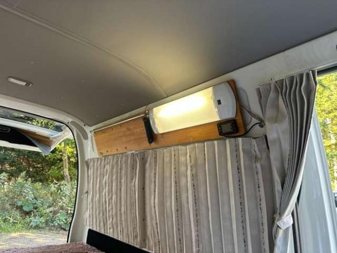 ハイエースバン2.7 DX ワイド スーパーロング ハイルーフ GLパッケージ 4WD　ハイルーフ　サブバッテリー　ベットキット　ワンオーナー　パワステ　パワーウィンドウ　キーレス　片側スライドドア 2700