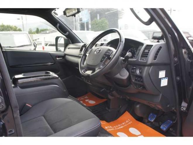 ハイエースバン2.8 スーパーGL ダークプライムII ロングボディ ディーゼルターボ 4WD　415COBRA　クリーンルック3Fスポ&BY2ボンネット&ステージ2ルーフスポ&バッドラッカーIII17インチAW&フラットベッドキット　ヨコハマPARADA17インチ　デジタルインナー　パノラマモニター　両側パワースライドドア 2800