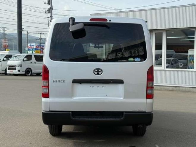 ハイエースバン2.8 DX ロング ディーゼルターボ 4WD　寒冷地仕様　415COBRA　丸目ヘッドライトキット　サファイアフロントリップスポイラー　ENCB16インチアルミ　トーヨーオープンカントリー　リアヒーター　リアエアコン 2800