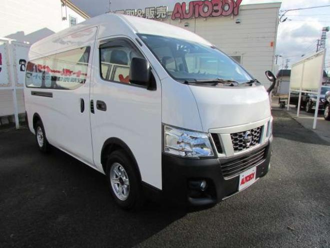 キャラバンNV350 2.5 DX スーパーロングボディ ハイルーフ ディーゼルターボ 4WD　パートタイム4WD/ETC/フルセグTV/バックカメラ/キーレス/純正エンジンスターター/両側スライドドア 2500
