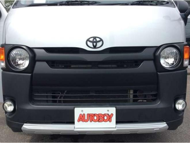 ハイエースバン3.0 スーパーGL ロング ディーゼルターボ 4WD　リアヒーター&クーラー　キーレス　ETC　電動格納ミラー　デュアルエアコン　ベッドキッド　フロントフォグランプ　clarionSDナビ(NXL13)　AUX　Bluetooth　USB　16インチAW 3000