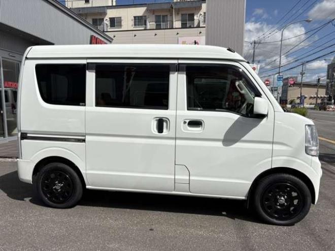 エブリィジョイン ターボ ハイルーフ 4WD　革調シートカバー　Body Lineベッドキッド　デイトナ15インチAW　キーレス　バックカメラ　Panasonicメモリナビ　Bluetooth　FM/AM　横滑り防止　衝突被害軽減システム　フォグランプ 660