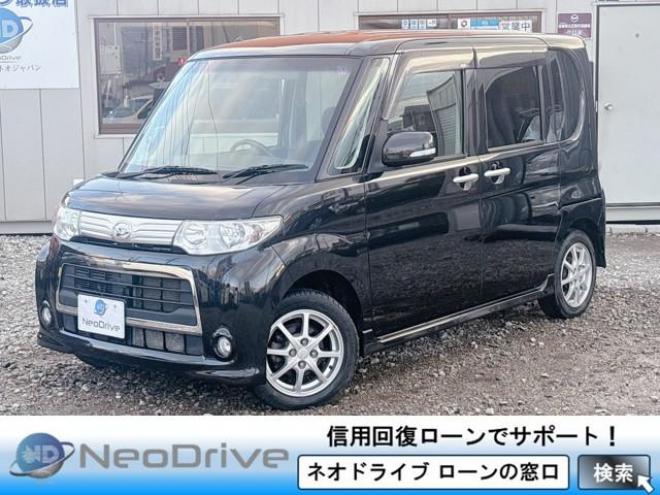タント660カスタムX 4WD　ローンが不安な方＜優遇ローン＞寒冷地仕様　片側Pスラ　社外ナビ 4WD 660 5Dr