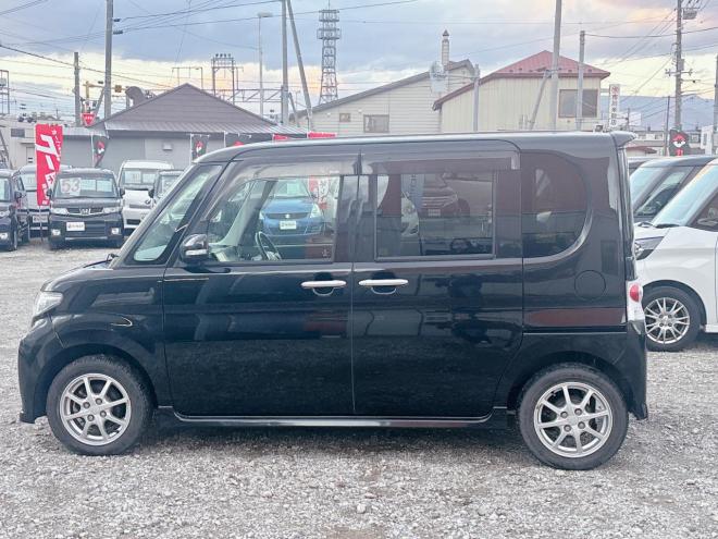 タント660カスタムX 4WD　ローンが不安な方＜優遇ローン＞寒冷地仕様　片側Pスラ　社外ナビ 4WD 660 5Dr