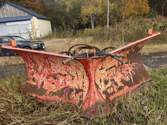 ホイールローダLX120　ワンタッチマルチプラウ＆バケット