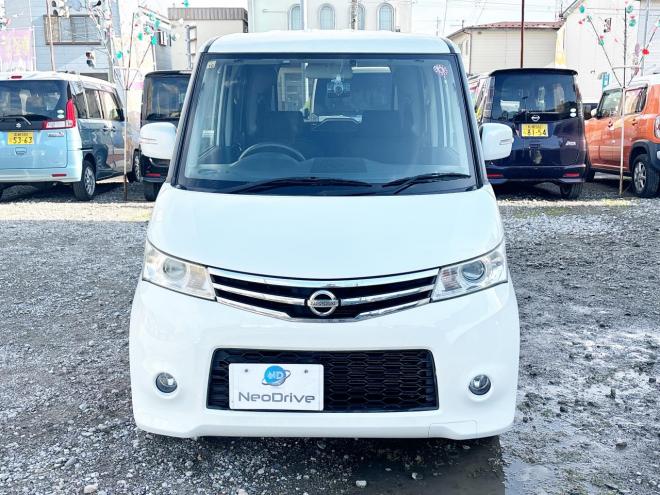 ルークス660ハイウェイスター 4WD　ローンが不安な方＜優遇ローン＞本州仕入 1年保証　寒冷地仕様　社外ナビ