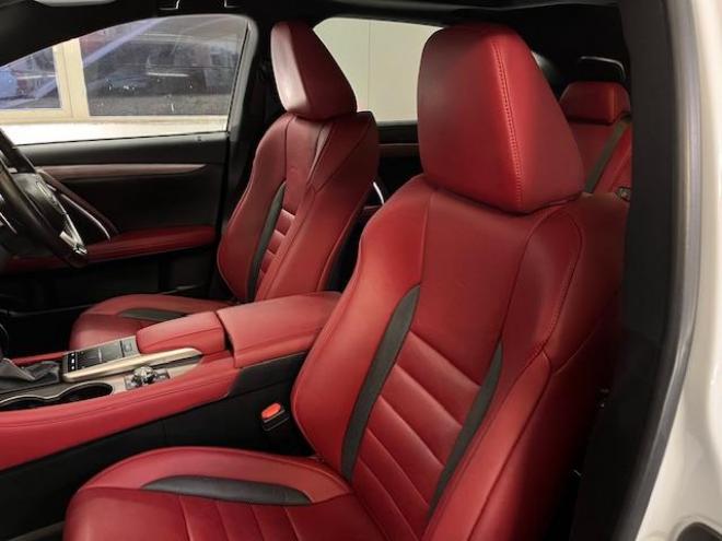 レクサスＲＸ４５０ｈ　Ｆスポーツ　本州仕入　レクサスセーフティセンス　寒冷地仕様　禁煙車　マークレビンソンプレミアム　ヘッドアップディスプレイ　純正２０インチＡＷ　純正１８ＡＷ＋スタッドレスタイヤ付　　電動パノラマルーフ　純正フレアレッドレザーシート　純正ナビ（フルセグ地デジ　Ｂｌｕｅｔｏｏｔｈ対応）＋バックカメラ＋全方位カメラ　パワーバックドア　プリクラッシュセーフティ　レーダークルーズコントロール　シートヒーター　前後ドラレコ　ステアリングヒーター　両席パワーシート　ＥＴＣ 4WD 3500 5Dr