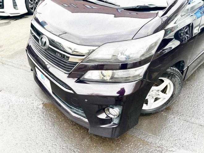 ヴェルファイア2.4Zゴールデンアイズ 4WD ローンが不安な方＜優遇ローン＞後期型　アルパイン8型ナビ　後席モニター　フルセグTV　両側パワースライド　電動リアゲート　HID　スマートキー　コーナーセンサー　　ハーフレザー 4WD 2400 5Dr