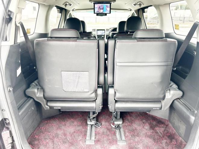 ヴェルファイア2.4Zゴールデンアイズ 4WD ローンが不安な方＜優遇ローン＞後期型　アルパイン8型ナビ　後席モニター　フルセグTV　両側パワースライド　電動リアゲート　HID　スマートキー　コーナーセンサー　　ハーフレザー 4WD 2400 5Dr