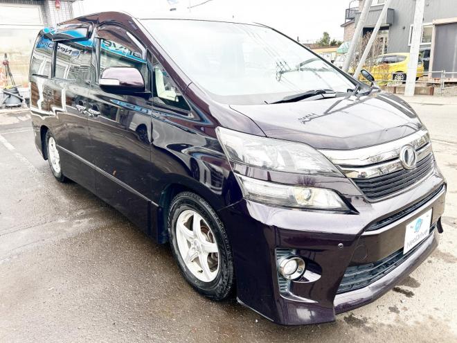 ヴェルファイア2.4Zゴールデンアイズ 4WD ローンが不安な方＜優遇ローン＞後期型　アルパイン8型ナビ　後席モニター　フルセグTV　両側パワースライド　電動リアゲート　HID　スマートキー　コーナーセンサー　　ハーフレザー 4WD 2400 5Dr