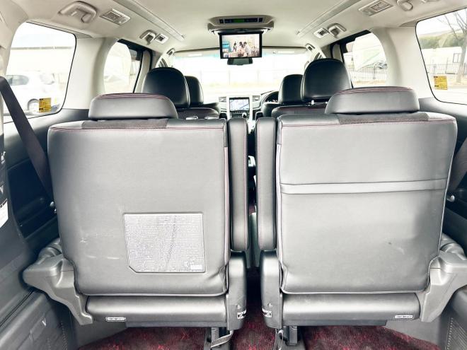 ヴェルファイア2.4Zゴールデンアイズ 4WD ローンが不安な方＜優遇ローン＞後期型　アルパイン8型ナビ　後席モニター　フルセグTV　両側パワースライド　電動リアゲート　HID　スマートキー　コーナーセンサー　　ハーフレザー 4WD 2400 5Dr