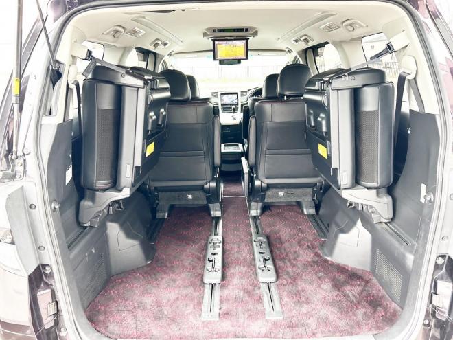 ヴェルファイア2.4Zゴールデンアイズ 4WD ローンが不安な方＜優遇ローン＞後期型　アルパイン8型ナビ　後席モニター　フルセグTV　両側パワースライド　電動リアゲート　HID　スマートキー　コーナーセンサー　　ハーフレザー 4WD 2400 5Dr