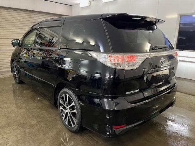 エスティマアエラス　本州仕入　後期型　寒冷地仕様　禁煙車　ＷＡＫＯＳバリアスコーティング済　純正１８インチＡＷ　社外１６ＡＷ＋スタッドレスタイヤ付　両側パワースライドドア　アルパイン９インチＨＤＤナビ（フルセグ地デジ　ＤＶＤ再生　Ｂｌｕｅｔｏｏｔｈ）＋バックカメラ　エンジンスターター　ＰＵＳＨスタート　スマートキー　クルーズコントロール　タイミングチェーン車　ＨＩＤ ヘッドライト　ビルトインＥＴＣ  4WD 2400 5Dr