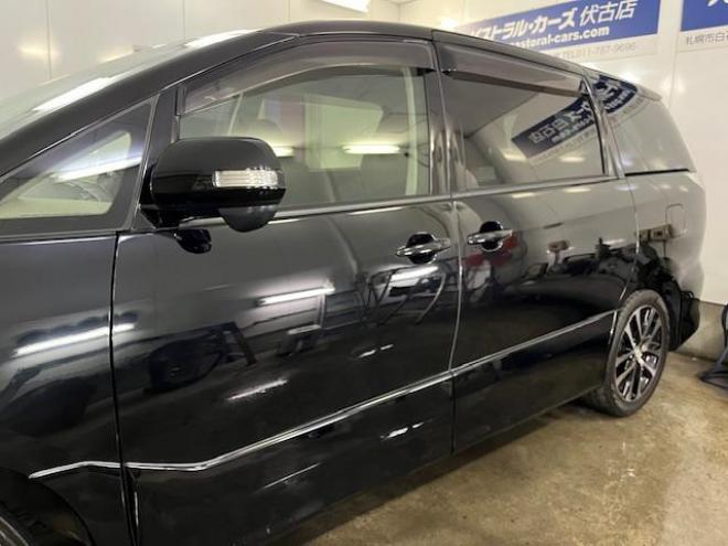 エスティマアエラス　本州仕入　後期型　寒冷地仕様　禁煙車　ＷＡＫＯＳバリアスコーティング済　純正１８インチＡＷ　社外１６ＡＷ＋スタッドレスタイヤ付　両側パワースライドドア　アルパイン９インチＨＤＤナビ（フルセグ地デジ　ＤＶＤ再生　Ｂｌｕｅｔｏｏｔｈ）＋バックカメラ　エンジンスターター　ＰＵＳＨスタート　スマートキー　クルーズコントロール　タイミングチェーン車　ＨＩＤ ヘッドライト　ビルトインＥＴＣ  4WD 2400 5Dr