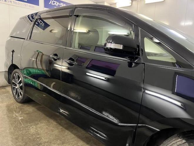 エスティマアエラス　本州仕入　後期型　寒冷地仕様　禁煙車　ＷＡＫＯＳバリアスコーティング済　純正１８インチＡＷ　社外１６ＡＷ＋スタッドレスタイヤ付　両側パワースライドドア　アルパイン９インチＨＤＤナビ（フルセグ地デジ　ＤＶＤ再生　Ｂｌｕｅｔｏｏｔｈ）＋バックカメラ　エンジンスターター　ＰＵＳＨスタート　スマートキー　クルーズコントロール　タイミングチェーン車　ＨＩＤ ヘッドライト　ビルトインＥＴＣ  4WD 2400 5Dr