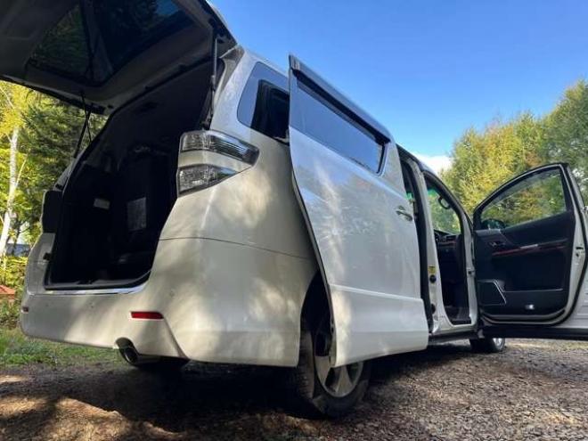 ヴェルファイア3.5 Z プラチナセレクションII 4WD　両側電動スライドドア　パワステ　パワーウィンドウ　ABS　クルーズコントロール　電動リアゲート　地デジナビ　バックカメラ　ETC　キーレス　純正アルミ　3列シート　後席モニター 3500