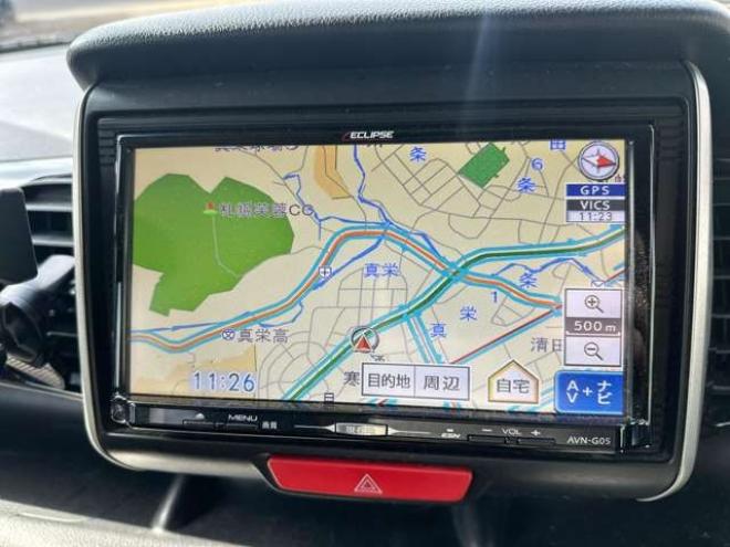 N-BOXカスタムG Lパッケージ 4WD　社外ナビ　左側電動スライドドア　バックカメラ　純正アルミホイール　キーレスエントリー　ABS　パワーウィンドウ　パワステ　盗難防止装置 660