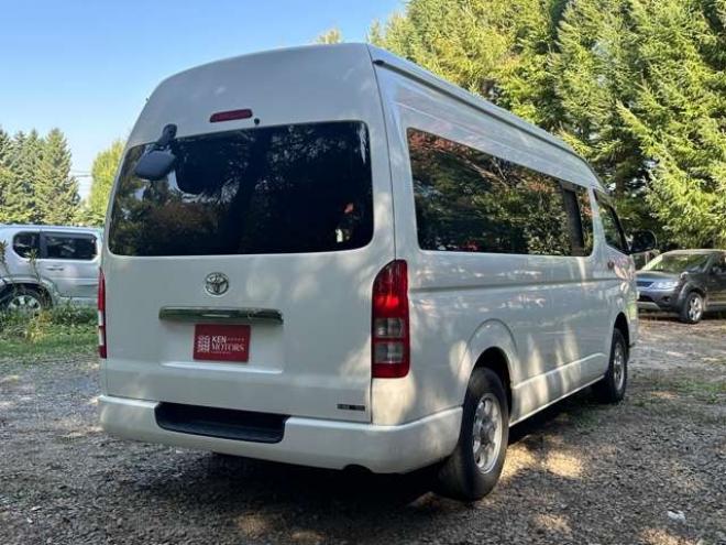 ハイエースバン2.7 DX ワイド スーパーロング ハイルーフ GLパッケージ 4WD　ハイルーフ　サブバッテリー　ベットキット　ワンオーナー　パワステ　パワーウィンドウ　キーレス　片側スライドドア 2700