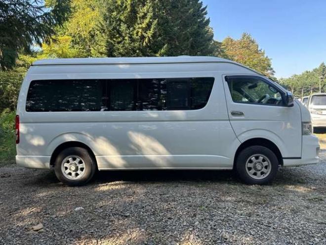 ハイエースバン2.7 DX ワイド スーパーロング ハイルーフ GLパッケージ 4WD　ハイルーフ　サブバッテリー　ベットキット　ワンオーナー　パワステ　パワーウィンドウ　キーレス　片側スライドドア 2700