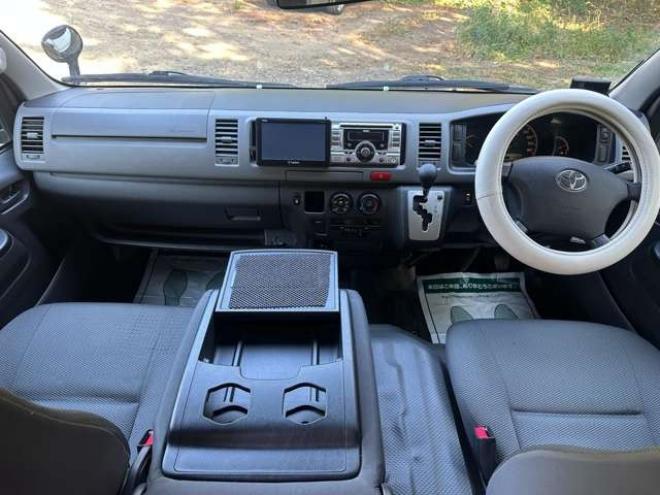 ハイエースバン2.7 DX ワイド スーパーロング ハイルーフ GLパッケージ 4WD　ハイルーフ　サブバッテリー　ベットキット　ワンオーナー　パワステ　パワーウィンドウ　キーレス　片側スライドドア 2700