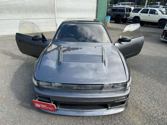 シルビア2.0 K’sクラブセレクション　ターボ　社外アルミ　外エアロ　社外ハンドル　パワステ　パワーウィンドウ　社外LSDデフ　社外インタークーラー　社外タコ足　S14タービン　全塗装済 2WD 2000