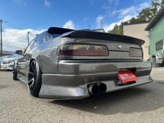 シルビア2.0 K’sクラブセレクション　ターボ　社外アルミ　外エアロ　社外ハンドル　パワステ　パワーウィンドウ　社外LSDデフ　社外インタークーラー　社外タコ足　S14タービン　全塗装済 2WD 2000