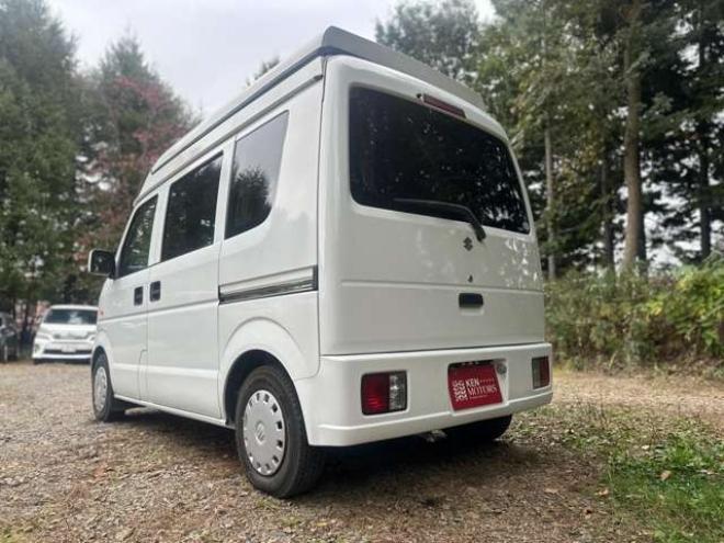 エブリィジョイン ハイルーフ 4WD　ポップアップルーフ　FFヒーター　サブバッテリー　700Wインバータリアヒーター　シンク　給水タンク　テーブル　禁煙車　パワステ　パワーウィンドウ　キーレス 660