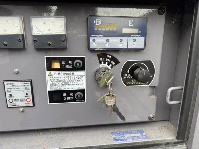 発電機DCA13LSY 170時間実働　苫小牧ヤード