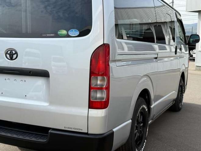 ハイエースバン2.8 DX ロング ディーゼルターボ 4WD　寒冷地仕様　415COBRA　丸目ヘッドライトキット　サファイアフロントリップスポイラー　ENCB16インチアルミ　トーヨーオープンカントリー　リアヒーター　リアエアコン 2800