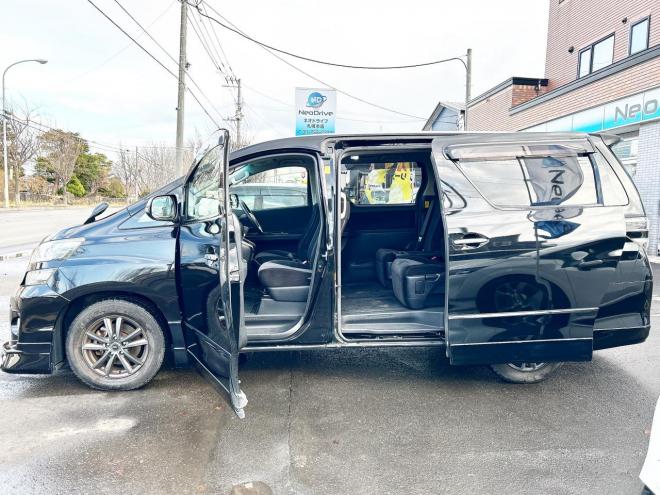 ヴェルファイア2.4Z 4WD ローンが不安な方＜優遇ローン＞ 本州仕入　後期型　フルエアロ　アルパイン8型ナビTV　両側パワースライド　バックカメラ　スマートキー　HID　7人乗り　2列目オットマンシート