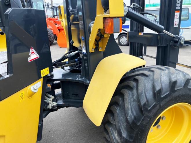 フォークリフトコマツ　中古　ホイールローダーリフト　WA50-8　不整地リフト　建機