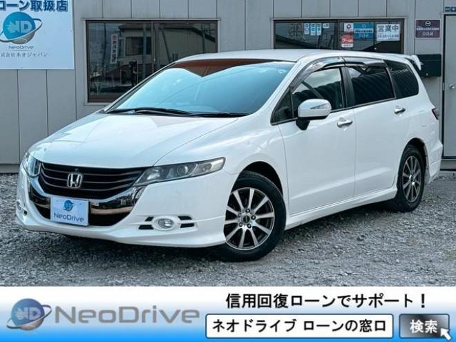 オデッセイ2.4Mエアロパッケージ 4WD　ローンが不安な方＜優遇ローン＞1年保証　純正ナビ　バックカメラ