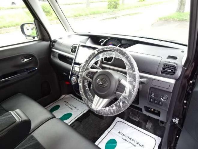 タントカスタム X トップエディション SAII 4WD　本州車　保証1年/走行距離無制限　4WD　パワースライドドア　純正8型ナビ　地デジ　Bluetooth接続　バックカメラ　スマートアシスト　衝突軽減　レーンキープアシスト　LEDヘッドライト　ETC　ハーフレザーシート 660