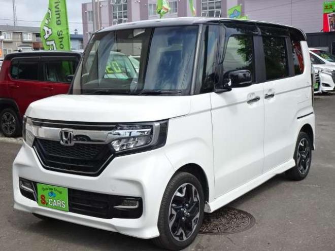 N-BOXカスタム 660 G L ターボ ホンダセンシング 4WD　本州車　保証1年/走行距離無制限　4WD 両側パワスラ バックカメラ ETC　プッシュスタート　ブレーキサポート 660
