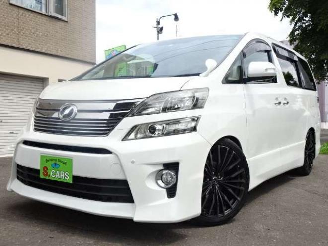 ヴェルファイア2.4 Z 4WD　本州車　保証1年/走行距離無制限　後期型　4WD　社外20インチアルミ　ローダウン  両側パワースライドドア　純正ナビ　地デジ　バックカメラ　フリップダウンモニター　スマートキー　コーナーセンサー　7人乗り 2400