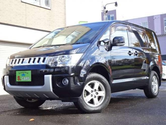 デリカD：5 2.4 G パワーパッケージ 4WD　本州車　ワンオーナー　両側パワースライドドア　ALPINE製ナビ　地デジ　10.2インチALPINE製フリップダウンモニター　バックカメラ　純正HID　スマートキー　ASC　クルーズコントロール　ビルトインETC 2400